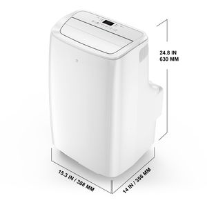 Unidad de Aire Acondicionado Portátil de 12,000 BTU, 3 en 1, con Control Remoto, para 550-700 Pies Cuadrados, Modo de Ventilador y Deshumidificador - Product Image 6