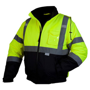 Chaqueta de Seguridad de Alta Visibilidad para Hombre, Diseño Transpirable, Estilo Bomber, para Invierno y Verano - Product Image 1