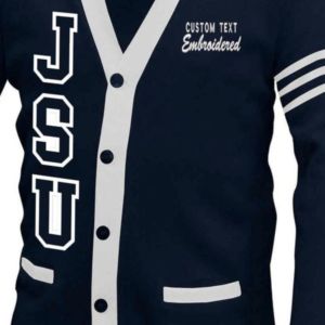 Make Your Custom Good Quality V-Neck for Sorority/Fraternity/Schools/Colleges/Universities Logo Knitted <b>Cardigans</b> <b>Sweaters</b> - Product Image 2