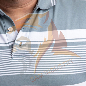 Approvisionnement direct d'usine, polos pour hommes de haute qualité, nouvelle arrivée, respirants, manches courtes, tricotés, 100% coton, t-shirts d'été - Product Image 4