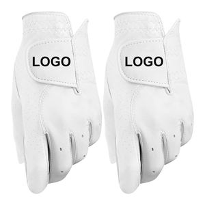 Guantes de Golf Personalizados con Logotipo, de Piel Cabretta, Antideslizantes, Suaves, Transpirables, con Cierre de Hebilla, Impresión Digital, Agarre Duradero para Hombre - Product Image 1