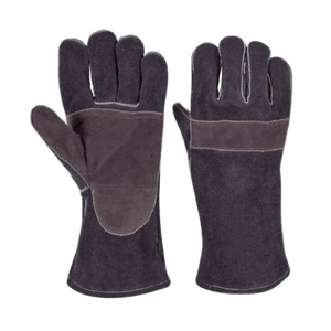 Gants de soudage en cuir de vachette renforcé, antistatiques, antidérapants, pour la sécurité industrielle, protection des mains robuste, sécurité - Product Image 5