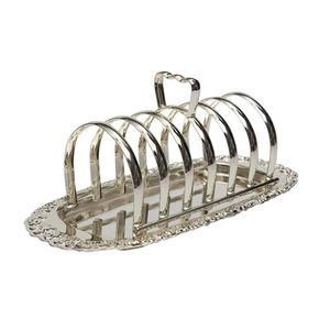 Porte-grille-pain moderne en acier inoxydable - Design intemporel, durable et multifonctionnel, accessoire de cuisine par KRAFT WORLD - Product Image 1