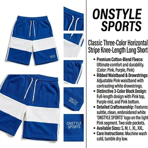 Shorts de sport délavés à l'acide, personnalisables, style vintage, délavés au soleil, pour l'été, décontractés et tendance - Product Image 2