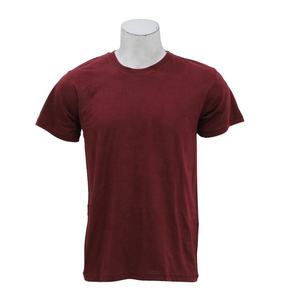 T-shirt en 100% coton pour homme, manches courtes, col rond, blanc, décontracté, teint à couleur unie, Logo de marque personnalisé, meilleure qualité - Product Image 4