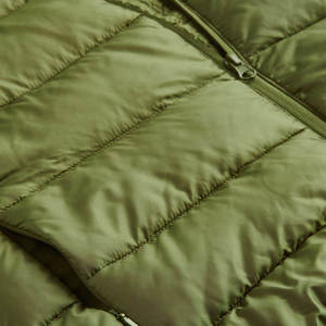 2025 Best Design Men's Puffer <b>Jacket</b> With Hood Customize Fabric Solid Green Color Plus Size Zipper Style Outdoor <b>Jacket</b> For Men - Product Image 6