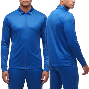 Mens Professional Training Jacket Full <b>Zip</b> Fleece Eco-Friendly Windproof Sports Team Wear Athletic Track Jackets - Product Image 6