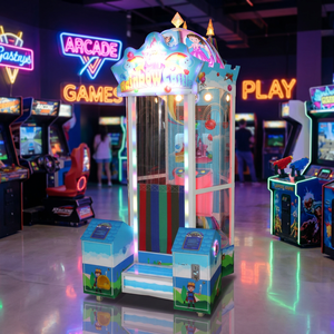 เครื่องเล่นเกมอาร์เคดแบบแลกตั๋วเมทัลลิก Rainbow Castle 1 Player พร้อม WiFi สำหรับเด็ก เล่นเกมขว้างลูกบอลในสวนสนุกและห้างสรรพสินค้า - Product Image 5