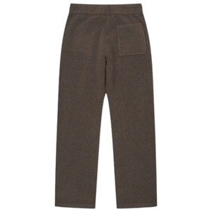 Brown Knitted Jogger Pants Unisex Soft Knit Sweatpants Elastic Waist Casual Lounge Streetwear Winter Warm Custom Sizes - Product Image 2