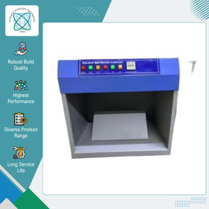 Indian Supplier Selling Top Quality Wide Viewing Area Wood or Steel Material <b>Paint</b> Testing Use Colour Matching Cabinet for Sale - Product Image 3