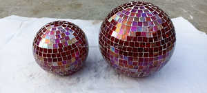 Mosaïque boule disco ensemble effets d'éclairage de l'événement rotation boule disco fête hôtel boutique boule disco support miroir - Product Image 6