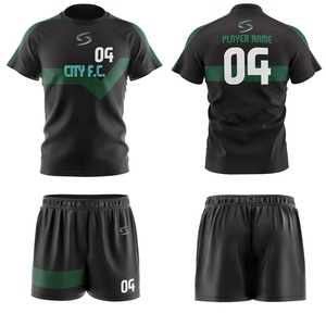 Ropa de fútbol con nombre personalizado de alta calidad, conjunto de camisetas de fútbol al por mayor con sublimación para clubes - Product Image 6