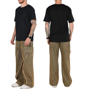 Men's O-Neck Short Sleeve T-<b>Shirt</b> With Marble Print Regular Fit Knitted 100% Cotton Casual Long Length Breathable Style - Product Image 6
