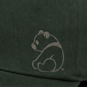 Casquette de baseball minimaliste vert forêt Panda, ajustable, en coton, style décontracté, streetwear, sport, unisexe, personnalisable OEM ODM, vente en gros - Product Image 5