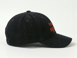 Custom OEM ODM Corduroy 3d Embroidery <b>Baseball</b> <b>Cap</b> <b>Black</b> Unisex Adjustable Casual Outdoor Sports Image Four Season Low MOQ - Product Image 2