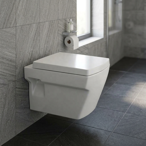 Matte Grey Rimless Wall Hung Toilet <b>Ceramic</b> WC Bowl European Style Wall Mounted <b>Pan</b> For Villa Hotel Bathroom - Product Image 5