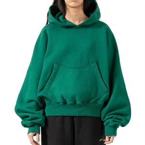 Sudadera con Capucha Oversize Casual para Mujer, Gruesa y Cálida, de 500+ GSM, Estilo Liso - Product Image 1
