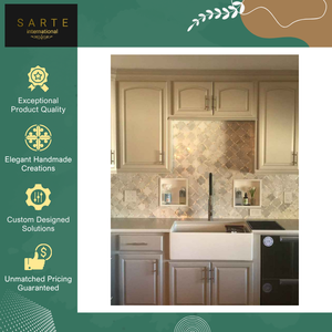 Top Notch Quality Waterproof Non-Slip Antibacterial Handmade Luxury Mosaic Wall <b>Tiles</b> for Kitchen <b>Backsplash</b> and Bathroom - Product Image 6