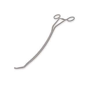 DeBakey Aorta <b>Clamp</b> 6.5-inch Straight Shanks Angled Atraumatic Jaws Stainless Steel Manual General Surgery Cardiothoracic - Product Image 2