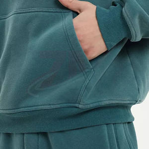 Trajes Deportivos Unisex Hechos en Fábrica Directa al Por Mayor, Tela de Forro Polar de 450 GSM, Color Azul, Modelo 2026, Producción Personalizada - Product Image 4