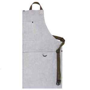 Delantal de Soldadura Unisex SALUBRIOUS SPORTS SS-LA-001 de Cuero Vacuno Pulido Brillante Oscuro, Resistente a Chispas - Product Image 4