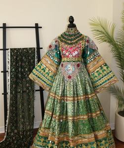 Vestido Afgano Kuchi de Alta Calidad al por Mayor, Vestido Tradicional Indio Banjara con Bordado y Decoración de Encaje, Vestido de Novia Personalizado para Mujer - Product Image 4