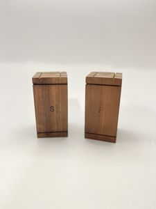 Accesorios de lujo para la decoración del hogar, mesa de chef, decoración de madera hecha a mano, utensilios de cocina ecológicos, salero de especias recargable, estilo moderno de granja. - Product Image 2