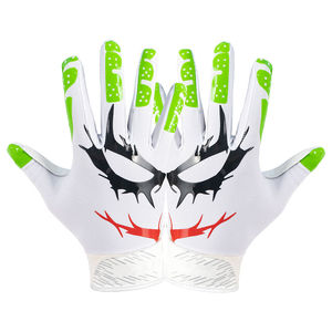 Gants de football américain pour jeunes enfants, antidérapants, avec paume de receveur, pour entraînement en extérieur, tissu protecteur UV, design personnalisé - Product Image 4