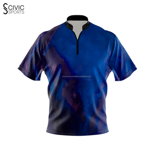 Camisa de Bolos para Hombre, Nuevo Estilo, 100% Poliéster, Camisas de Bolos Personalizadas para Hombre, Polo de Bolos - Product Image 3