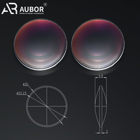 38mm PMMA 3D VR Lentilles Optiques Asphérique Lentille Convexe Dispositifs de Réalité Virtuelle Double Convexe Personnalisable OEM Pc Micro Lentille Convexe