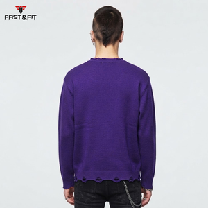 Sudadera personalizada de invierno con media cremallera, 100% algodón, talla grande, hombros caídos, cremallera de cuarto, lisa, en venta - Product Image 2
