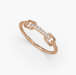 Bague solitaire vintage en or 14 carats avec diamant de laboratoire certifié IGI VVS1 couleur EF, bijoux de fiançailles et de mariage pour femmes - Product Image 3