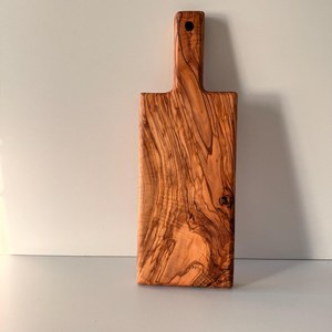 Tabla de cortar de madera maciza con superficie lisa para preparar en la cocina, ideal para picar, rebanar, cortar en cubos, servir y para tareas culinarias diarias. - Product Image 5