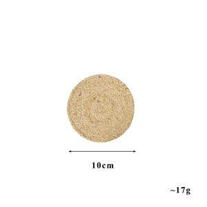 Wholesale Classic Natural Bamboo Round Woven Water Hyacinth Seagrass and Rattan <b>Placemats</b> Classic Style Woven <b>Wicker</b> <b>Placemat</b> - Product Image 4