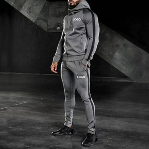 High Quality <b>Men</b> Windbreaker Suit with Custom Logo Durable <b>Jacket</b> and Pants for Outdoor and Fitness - Product Image 4