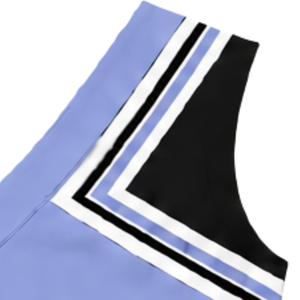 <b>Purple</b> Cheerleading Uniform <b>Top</b> Sleeveless Athletic V Neck Cheer <b>Top</b> for Women Girls Dance Team Performance Competition - Product Image 4