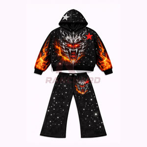 Fabricante de Ropa de Alta Calidad para Sudaderas Personalizadas con Serigrafía, Sudadera Holgada de Felpa con Logotipo Frontal en Relieve - Product Image 3