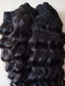 ผมต่อแท้ 100% จากกัมพูชา แบบซุปเปอร์ดับเบิ้ลดรอน ลอนธรรมชาติ เงางามตรงสลวย สีดำ ผมแท้แบบเรมี่ - Product Image 3