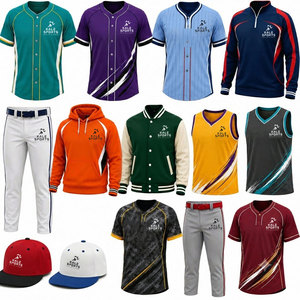 Ensembles d'uniformes de baseball et de softball unisexes, tenue sportive complète, nom et numéro personnalisés, pour adultes, équipe, respirant, couleur personnalisée - Product Image 6