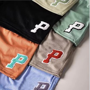 Top Quality Sublimated Basketball Mesh <b>Shorts</b> Custom Embroidery <b>Patch</b> Logo <b>Men's</b> Breathable Athletic Running Sports <b>Shorts</b> - Product Image 4