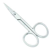 Ciseaux à ongles en acier inoxydable, lame droite, pointe aiguisée, trou rond, outils de beauté pour le soin des ongles, ciseaux à ongles pour adultes, en vente