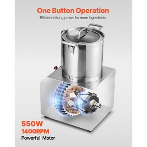 4.3 Quart Food-Grade Stainless Steel Food Processor Machine Vegetable Chopper with 2 Extra S-Curve Blades - Product Image 4