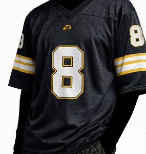 เสื้อฟุตบอลอเมริกันแบบสวมใส่สบาย ระบายอากาศได้ดี แขนสั้นทรงโอเวอร์ไซส์ สำหรับฤดูร้อน  รับสั่งทำชื่อและหมายเลข  ผลิตโดยผู้ผลิต - Product Image 6