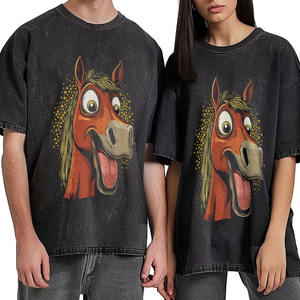 Acid Wash <b>shirt</b> Custom <b>Men</b> High Quality Printing 100% Cotton t <b>Shirt</b> logo Oversized Plain Blank White Printed Solid Color - Product Image 4