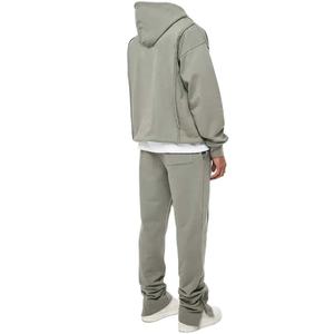 Conjunto de chándal deportivo de 2 piezas para hombre, ropa de entrenamiento con capucha para correr, chándal deportivo para hombre - Product Image 6