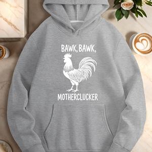 Rooster Humor BAWK MOTHERCLUCKER sudaderas casuales de mujer - Product Image 1