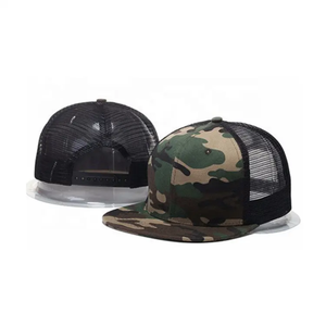 Urban Style <b>Cap</b> <b>Flat</b> Brim Fashion Baseball Trucker <b>Cap</b> Custom Embroidery 6 Panel Adjustable Strapback Hat for <b>Men</b> Plain Casual - Product Image 5