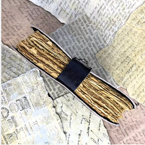 Carnet A5 en cuir vintage avec couverture rigide, motif œil porte-bonheur et lune en relief, reliure filée faite à la main, personnalisable avec logo, qualité supérieure, vente en gros - Product Image 3