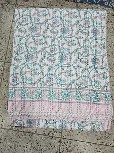 Cubrecama Tradicional Kantha, Edredón de Algodón, Proveedor y Exportador Confiable para Importadores, Minoristas y Distribuidores de Textiles para el Hogar - Product Image 2