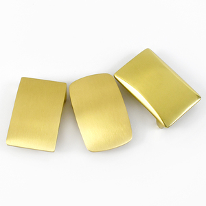 40mm Western Cowboy <b>Belt</b> <b>Buckle</b> Smooth Copper Stainless Steel Replacement Decorative Clasp Metal <b>Belt</b> Hardware - Product Image 6